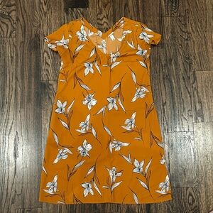 Floral Marigold Dress